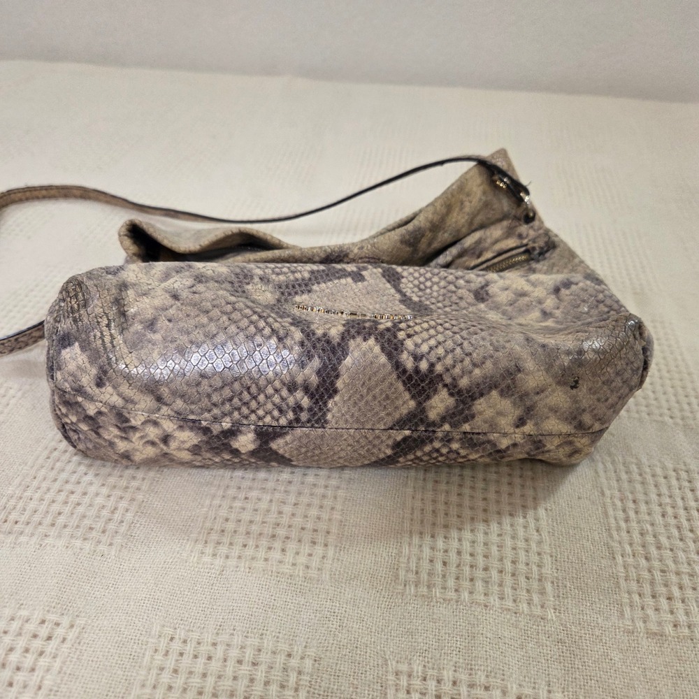 Michael Kors Python Embossed Leather Shoulder Bag… - image 7